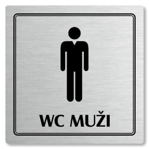 Piktogram WC muži